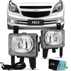Kit Farol Auxiliar Agile e Montana 2011 em diante